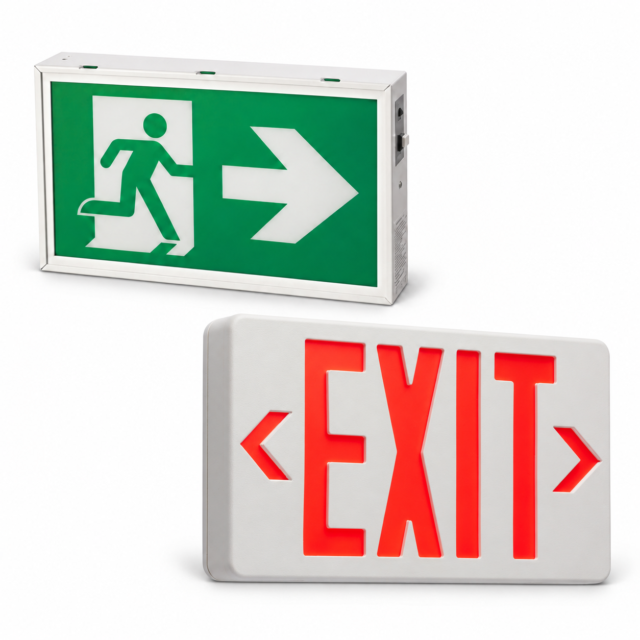 Running Man Exit Signs