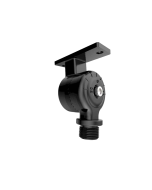 Reno 1/2" Knuckle Mount Adapter for Small LED Flood Lights - Black
