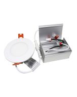 Reno white recessed downlight with separate junction box