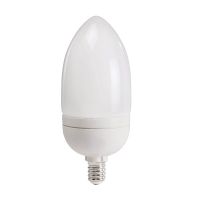 CFL Bulb - Candle - 9W - E26 Base -2700K Soft White - 6 packs