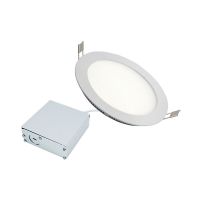 LED Slim Panel Recessed Light - White - 7W - 3 inch - 3000K Warm White - 120V AC