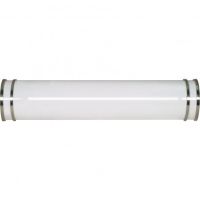 LED Glamour Venity Fixture - 26W - 3000K Warm White - Brushed Nickel - 25 inch - Dimmable - 120V AC