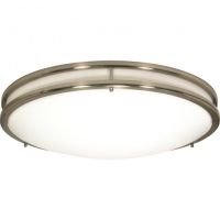 LED Glamour Flush Mount Ceiling Fixture - 18W - 3000K Warm White - 10 inch - Dimmable - 120V AC