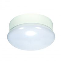 LED Utility Fixture - White - 13.5W - 3000K Warm White- 7 inch - Dimmable - 120V AC