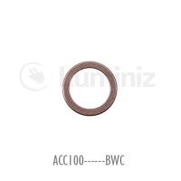 Button Ring - Material: Aluminium - Brown