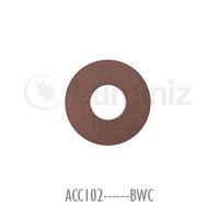 Flat Ring - Material: Aluminium - Brown