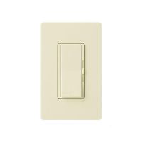 Electronic Low Voltage Dimmer - Paddle Switch - Almond - 120V - 300W Max. - Gloss Finish - Wall Plate Sold Separately
