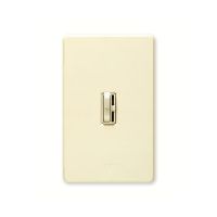 CFL/LED Dimmer - Toggle Slide Switch - Almond - 120V - 450W Max. - Wall Plate Sold Separately