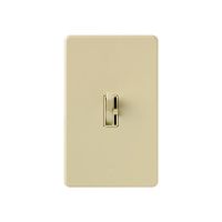 CFL/LED Dimmer - Toggle Slide Switch - Ivory - 120V - 450W Max. - Wall Plate Sold Separately