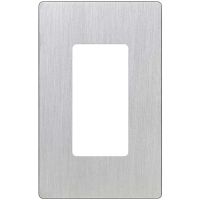Claro Wall Plate - 1-Gang - Stainless Steel