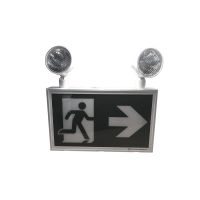 Etlin-Daniels LED Running Man Exit Sign Combo - 120/347V - Metal Frame - Single & Double Sided 