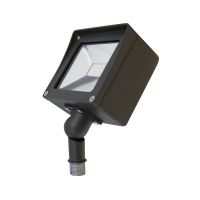 LED Compact Flood Light - 10W - 4000K Natural White - 120-277V AC - Knuckle Mount