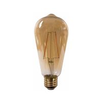 LED Edison Bulb Amber - 4W - Dimmable - 2200K Soft White