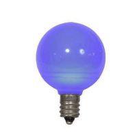Decorative Bulb - G40 - 25W - E26 Base - Blue - 130V AC - 6 Packs