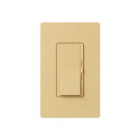 LED / CFL Dimmer - Paddle Switch - Goldstone - 120V - 600W Max. - Satin Finsh - Wall Plate Sold Separately