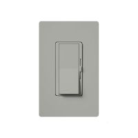 Electronic Low Voltage Dimmer - Paddle Switch - Grey - 120V - 300W Max. - Gloss Finish - Wall Plate Sold Separately