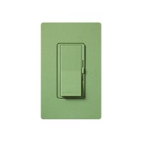 LED / CFL Dimmer - Paddle Switch - Green Briar - 120V - 600W Max. - Satin Finsh - Wall Plate Sold Separately