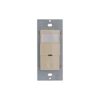 Decorator PIR Occupancy/Vacancy Sensor - 180 Degree - Single Relay - No Neutral Wire Required - Ivory