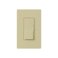 Incandescent / Halogen Dimmer  - Paddle Switch -  Ivory - 120V - 1000W Max. - Wall Plate Sold Separately