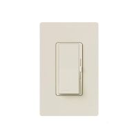 Electronic Low Voltage Dimmer - Paddle Switch - Light Almond - 120V - 300W Max. - Gloss Finish - Wall Plate Sold Separately