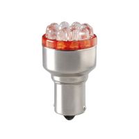 LED Miniature - 12V AC/DC - S8 Bulb Type - BAY15d Base - White (10 PACKS)
