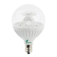 LED Globe Omni Clear G16.5 - E12-based - 5W - 3000K Warm White (Pack of 12)