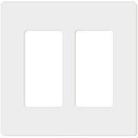 Decorator Wall Plate  - 2-Gang - White