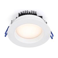 LED Round Recessed Slim Panel - White - 14.5W - 4 inch - 4100K Natural White - 120V AC