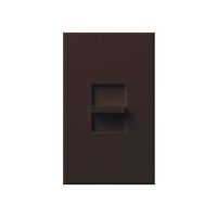 Nova T - 3-Wire Flourescent - Preset Dimmer - Brown - 120V - 8A - Wall Plate Included 