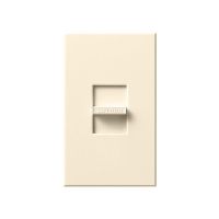 Nova T - 3-Wire Flourescent - Preset Dimmer - Ivory - 120V - 8A - Wall Plate Included 