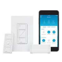 Caséta Wireless in-wall C•L Dimmer With Pico wireless remote and wallplate and Smart Bridge PRO - 150 W (LED/CFL) / 600 W (Inc) - 120V 