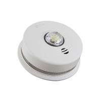 Integrated Smoke Alarm With Led Strobe Light - 120 V AC & Sealed 3 V Lithium Battery Backup - P4010ACLEDSCA