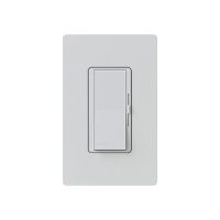 Fluorescent Dimmer - Dimming with Tu-Wire® Electronic Ballasts - Paddle Switch -  Palladium - 120V - 5A - Gloss Finish - Wall Plate Sold Separately