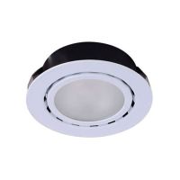 LED Puck Lights - 2W - 3000K Warm White - White Trim