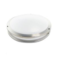 LED Flush Mount Ceiling Fixture (Drum Fixture) - 24W - 3000K Warm White - 16 inch - Dimmable - 100-277V AC
