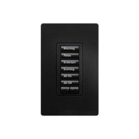 Radio RA2 - Hybrid keypad - 6 Button - W/ Raise/Lower Keypad - 120V - 450W Max. - Black