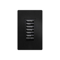 Radio RA2 - Hybrid keypad - 6 Button - W/ Raise/Lower Keypad - 120V - 450W Max. - Midnight