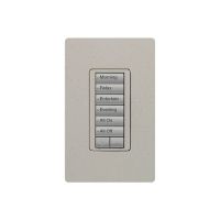 Radio RA2 - Hybrid keypad - 6 Button - W/ Raise/Lower Keypad - 120V - 450W Max. - Stone