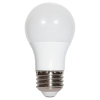 LED A19 - 5.5W - Dimmable - 2700K Soft White - 120V AC - 25,000 hrs lifespan 