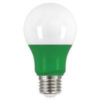 LED A19 - 2W - Non-Dimmable - Green - When Lit - 120V AC - 15,000 hrs lifespan - 4 Packs