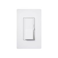 Fluorescent Dimmer - Dimming with Hi-lume® and Eco-10TM (ECO-Series) - Paddle Switch - Snow - 120V - 8A - Matte Finish - Wall Plate Sold Separately