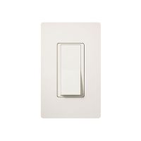 General Purpose Switches - Paddle Switch - Biscuit - 120V-277V - 15A - Stain Finish - Wall Plate Sold Separately