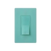General Purpose Switches - With Night Light - Paddle Switch - Sea Glass - 120V-277V - 15A - Stain Finish - Wall Plate Sold Separately