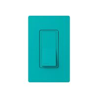 General Purpose Switches - Paddle Switch - Turquoise - 120V-277V - 15A - Stain Finish - Wall Plate Sold Separately