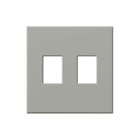 Vareo - Wallplates - For Vareo® and Nova Tb® Dimmers - and Architectural accessories  - 2-Gang - Grey