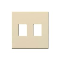 Vareo - Wallplates - For Vareo® and Nova Tb® Dimmers - and Architectural accessories  - 2-Gang - Light Almond