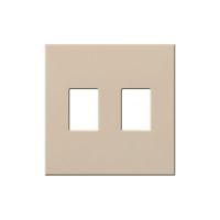 Vareo - Wallplates - For Vareo® and Nova Tb® Dimmers - and Architectural accessories  - 2-Gang - Taupe