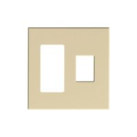 Vareo - Wallplates - For Vareo® and Nova Tb® Dimmers - and Architectural accessories  - 2-Gang - Ivory
