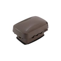 Outlet Cover - Weatherproof - Plastic & Extra-Duty Plastic Cover - Single Gang - 120V - Bronze - 2.25''Depth