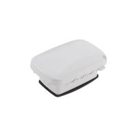 Outlet Cover - Weatherproof - Plastic & Extra-Duty Plastic Cover - Single Gang - 120V - White - 2.25''Depth